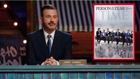 Jimmy Kimmel rips Time magazine's 2025 Person of the Year choice, cover art