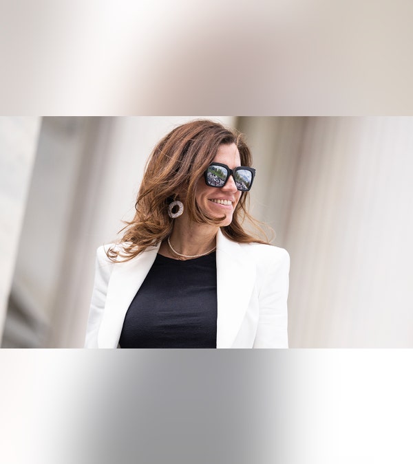 Rep. Nancy Mace walking outside the U.S. Capitol