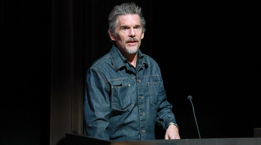 Ethan Hawke and cast on Richard Linklater's 'Blue Moon' bio-pic