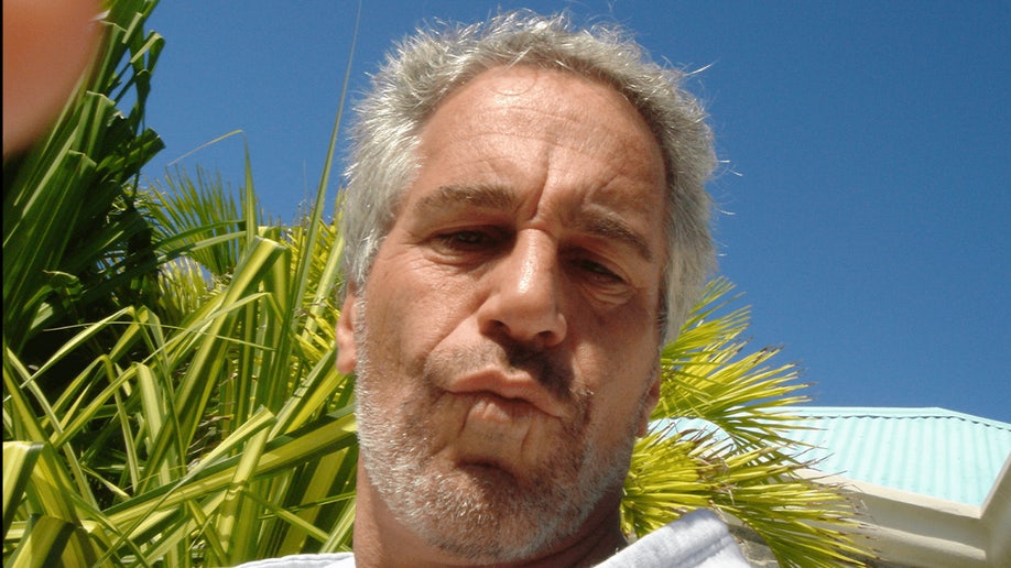 Epstein photo doing a duck face