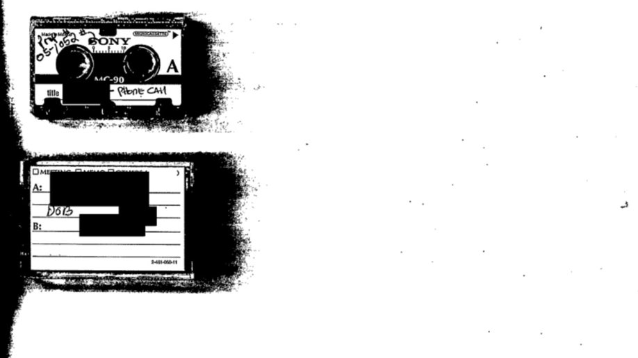 Redacted evidence and document in fourth Epstein data set