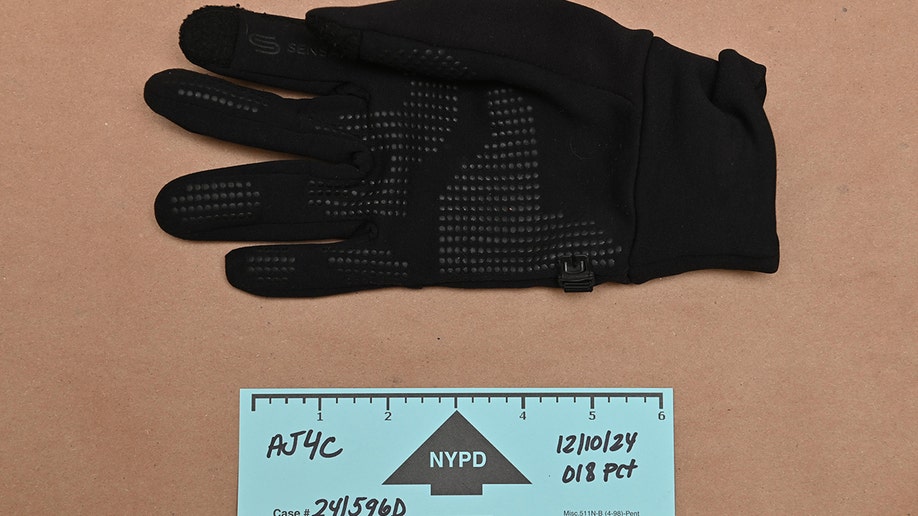 Evidence photos of Luigi Mangione's mitt  from the apprehension  for UnitedHealthcare CEO Brian Thompson murder