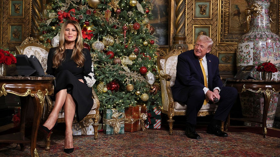 President Donald Trump talked to several children on Christmas Eve