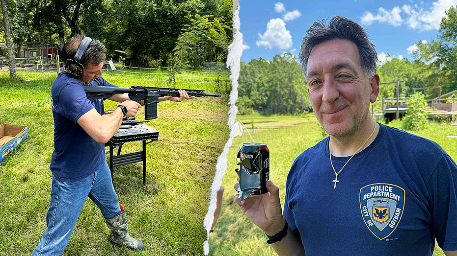 British man says he was arrested after posting photos holding guns during July 4 trip to Florida
