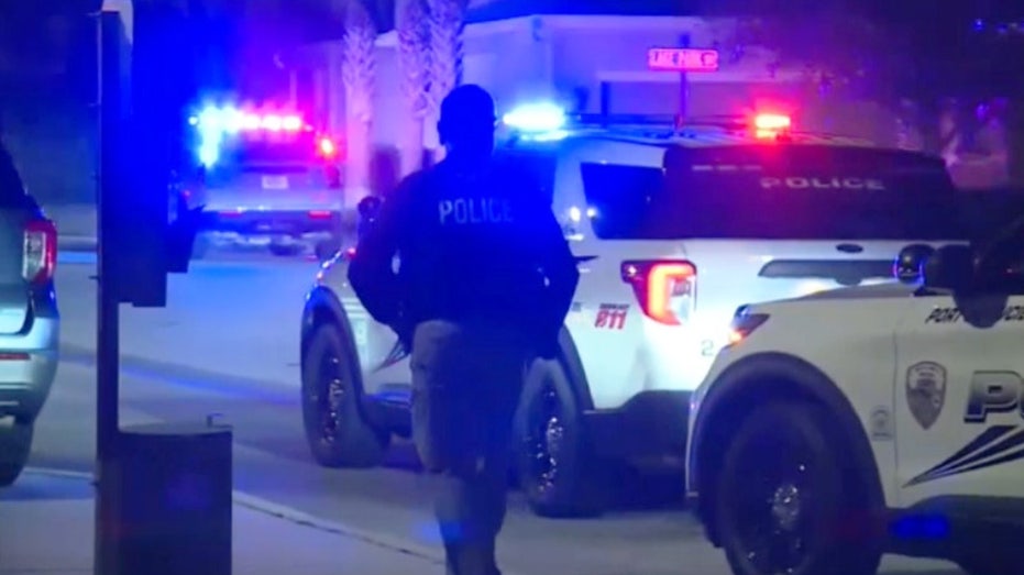 Port St. Lucie police sergeant shot in face during service call remains in surgery. 27-year veteran Erik LeVasseur injured in gunfire exchange Monday.