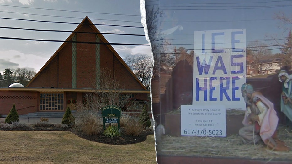 Church sparks controversy with empty Nativity scene and ICE enforcement message: 'Politicizing Christmas'