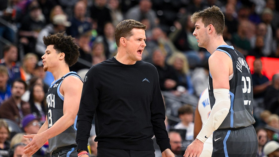 Jazz coach Will Hardy drops F-bombs on players in viral timeout video during blowout loss