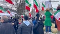 Washington anti-ICE agitators clash with crowd calling for Iran regime change - Fox News