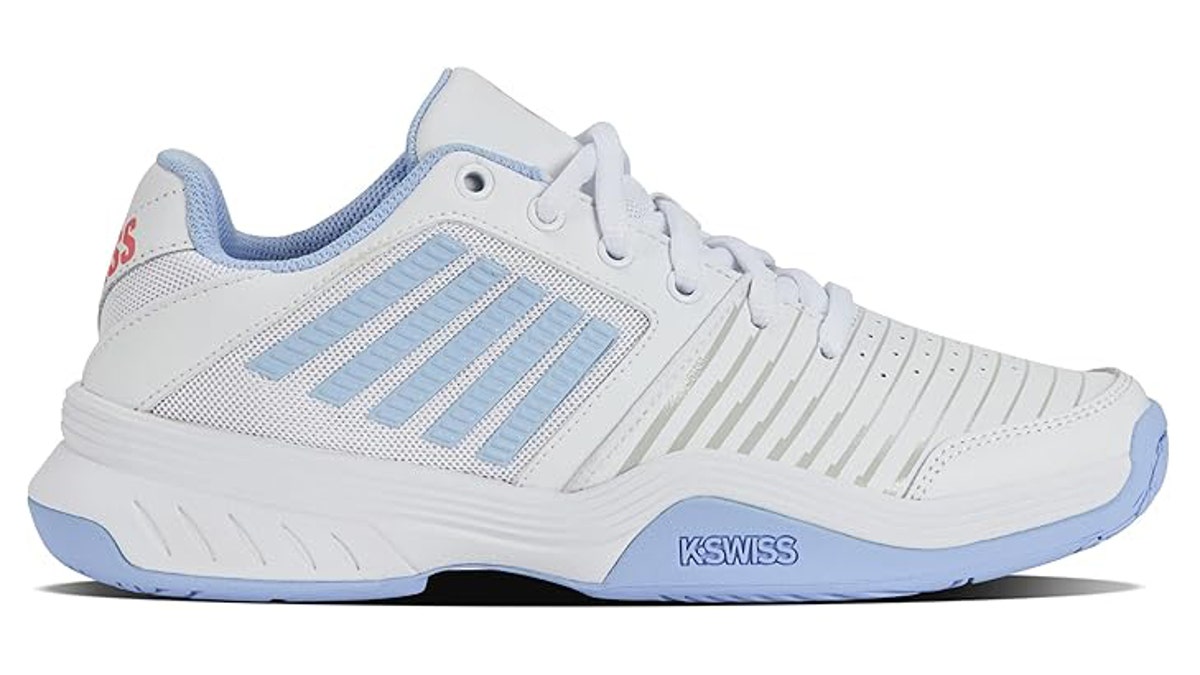 Extra durable, these sneakers hold up to walks and workouts. 