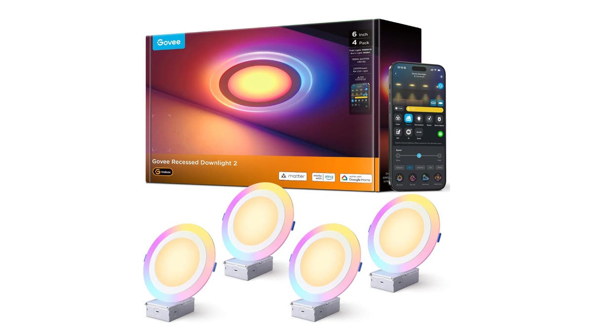 Light up your home exactly how you want with smart recessed lights.