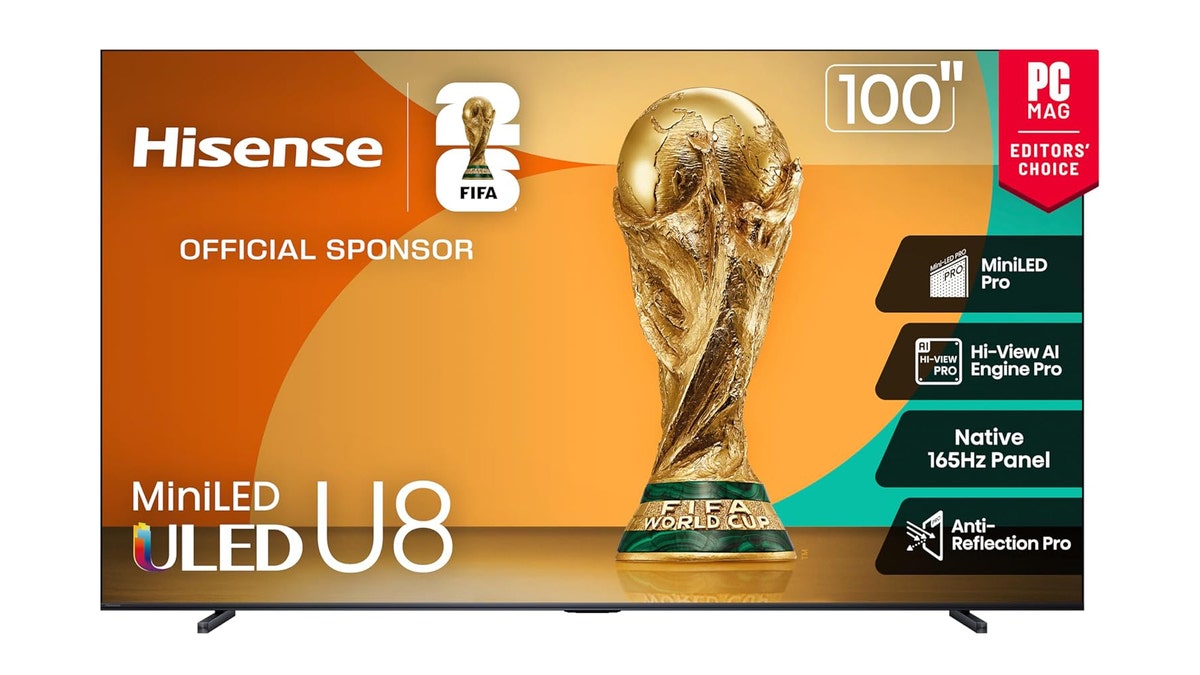 This huge TV is bright, clear and a TV enthusiast's dream. 