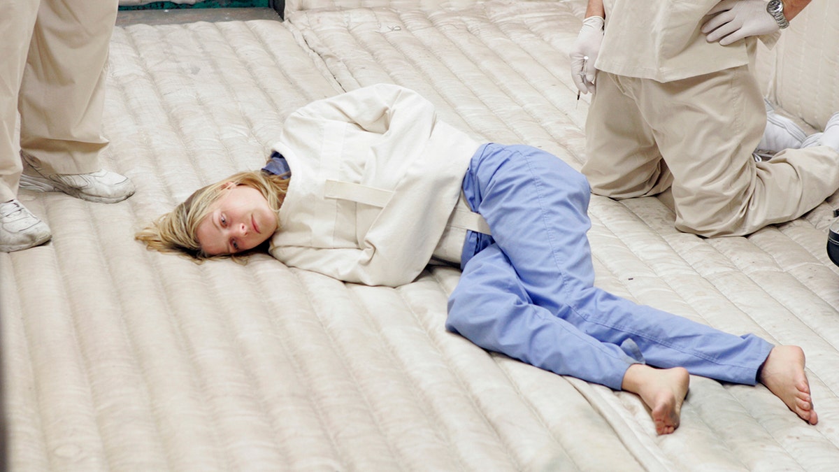 Ali Larter in a scene from "Heroes" in 2007.