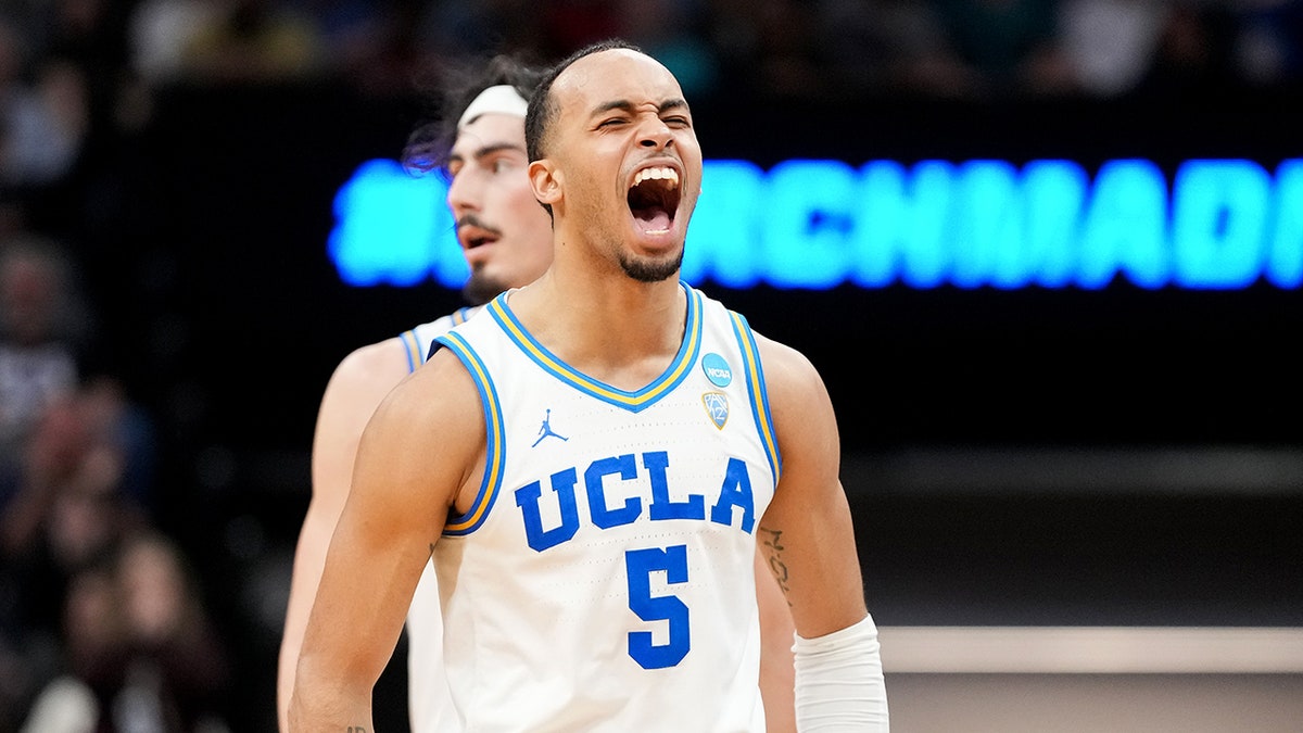 Amari Bailey celebrates UCLA