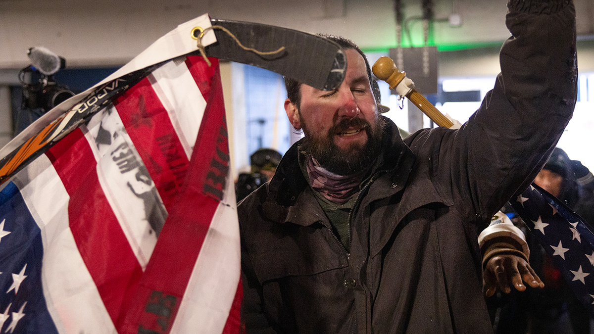 A pro-ICE demonstrator was assaulted during a clash with anti-ICE agitators on January 17, 2026 in Minneapolis, Minnesota.