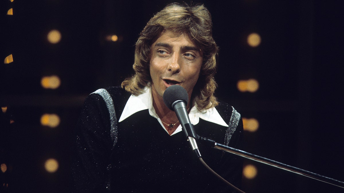Barry Manilow in concert in October 1975.