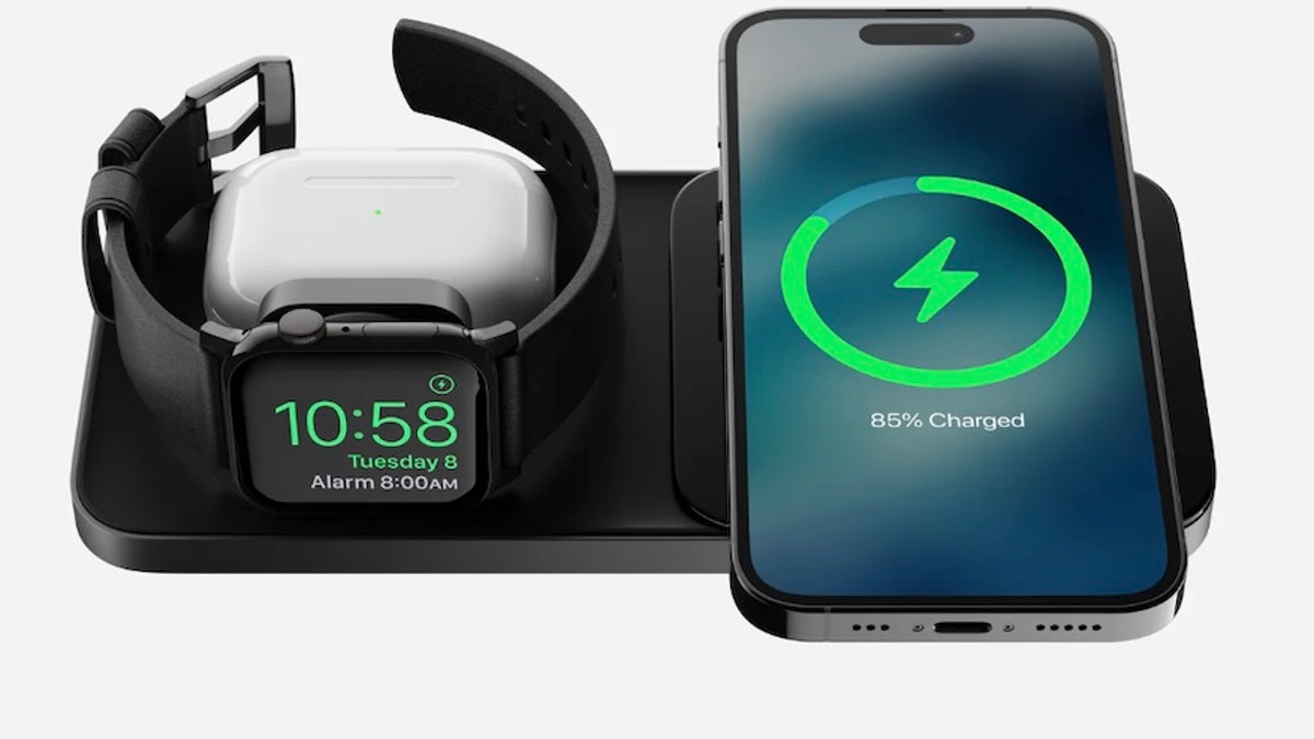 Charge three devices at once.