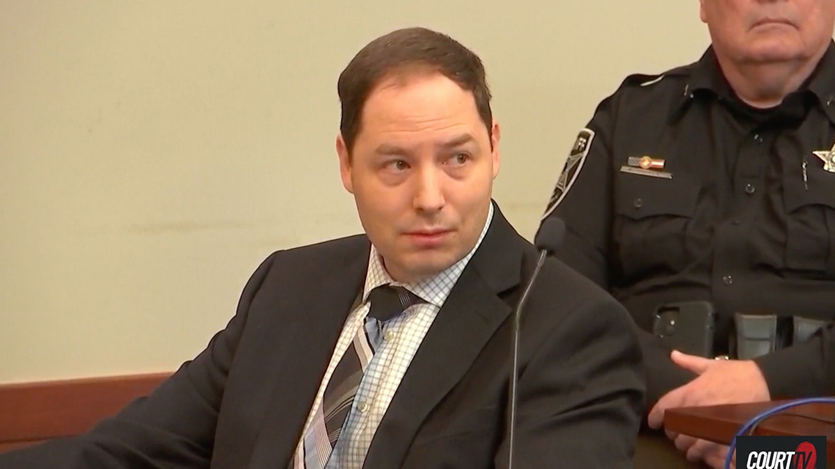 Brendan Banfield in a Virginia courtroom