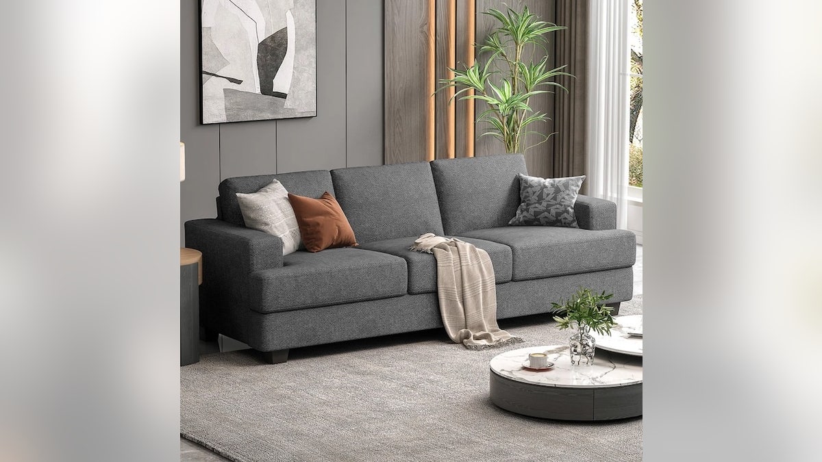 This couch is soft, supportive and suitable for any space.