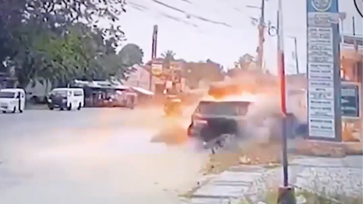 Mayor Akmad Ampatuan survived an attack on his vehicle.