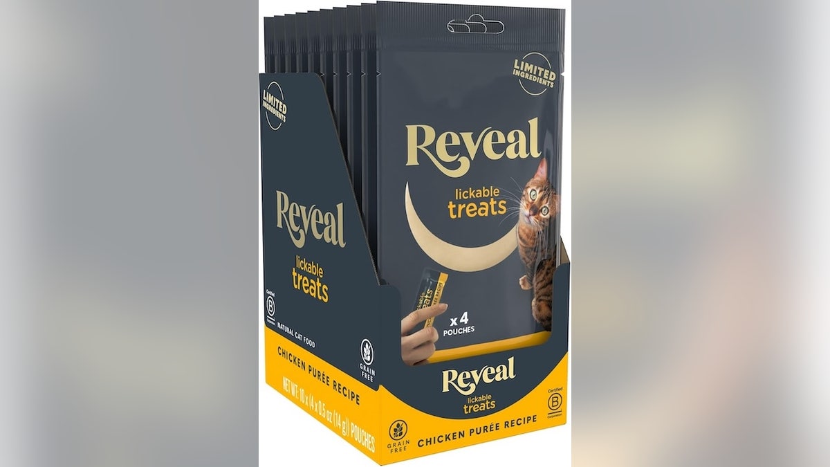 Serve this to your cat as a treat or mix into their food.