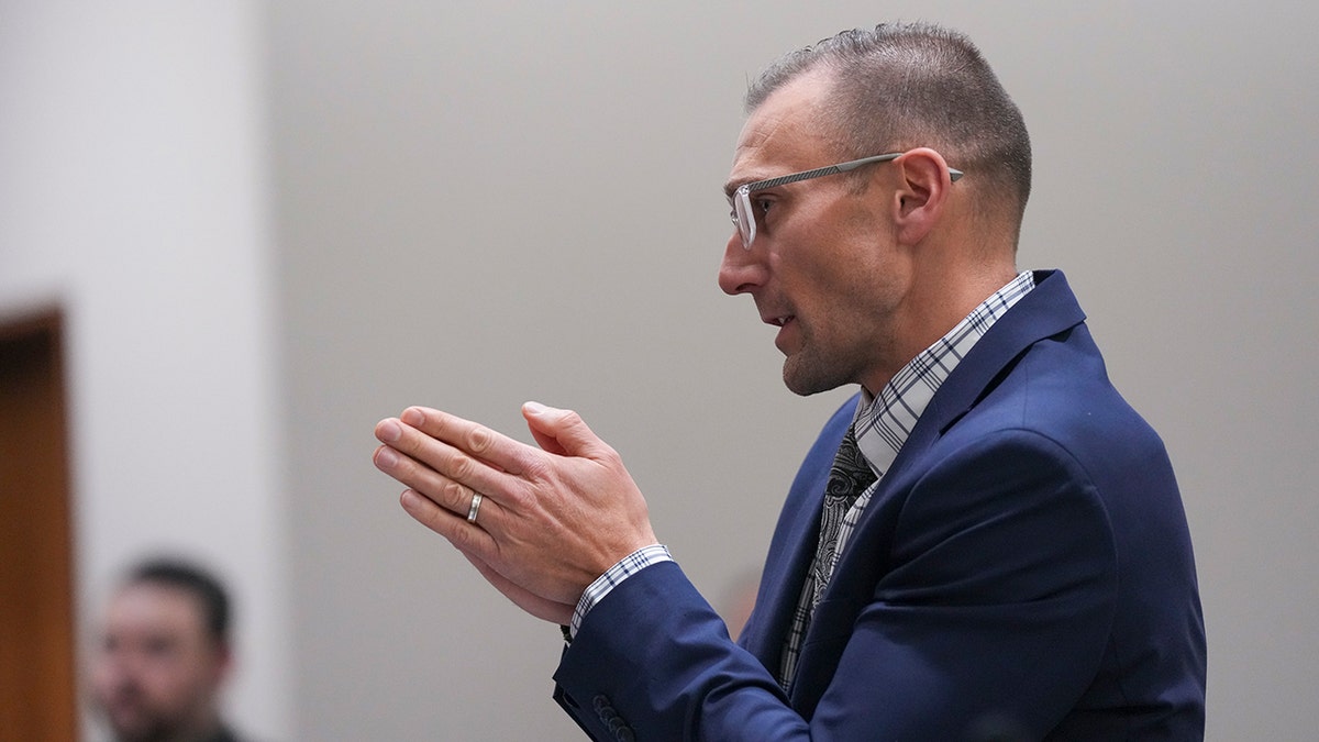 Deputy Utah County Attorney Ryan McBride speaking successful  tribunal  successful  Provo