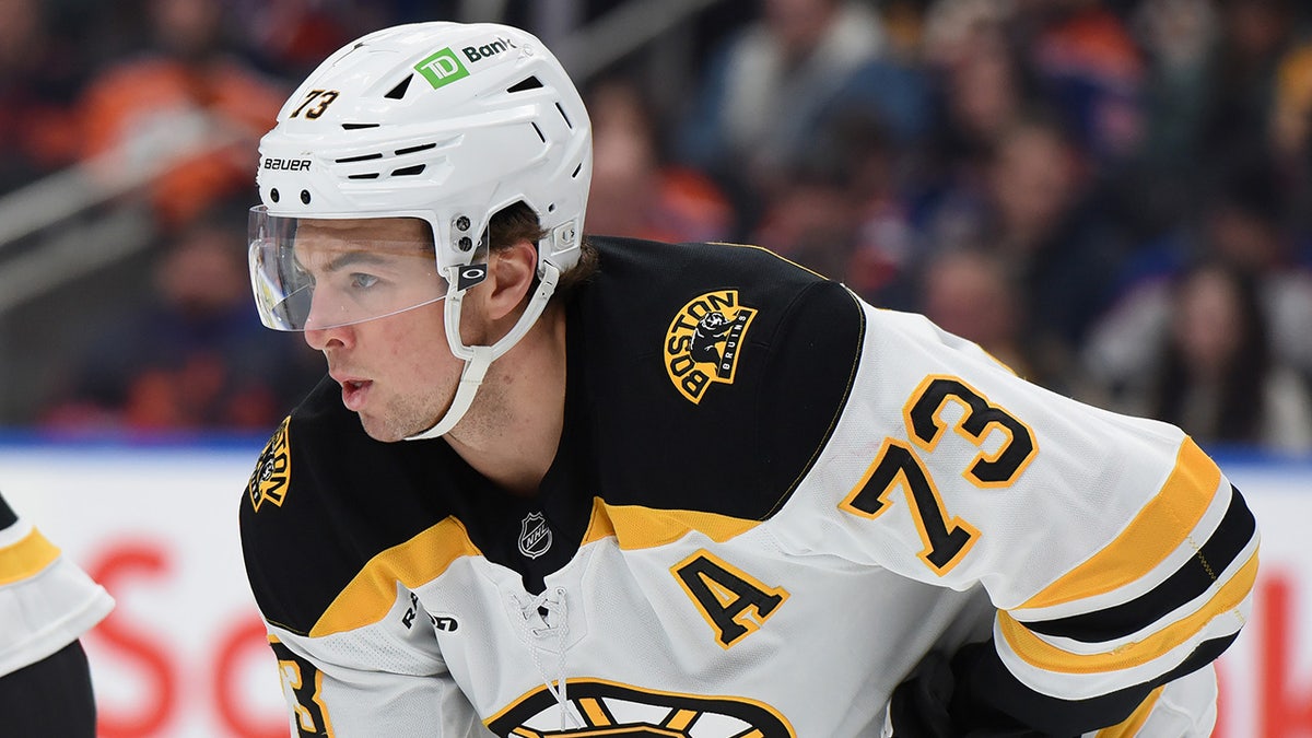 Charlie McAvoy during an NHL game