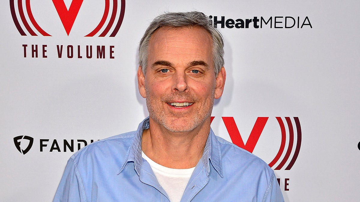 Colin Cowherd posing at The Volume Anniversary Party in Los Angeles
