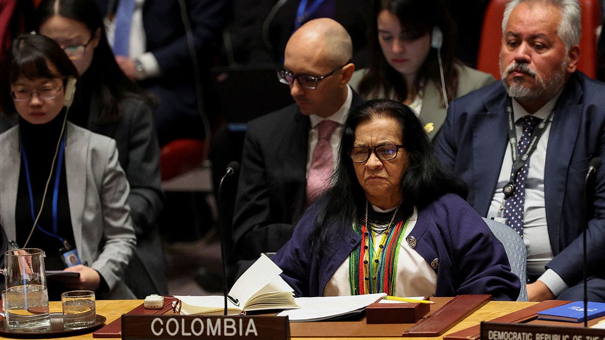 Colombian U.N. Ambassador Leonor Zalabata Torres attends a UN Security Council