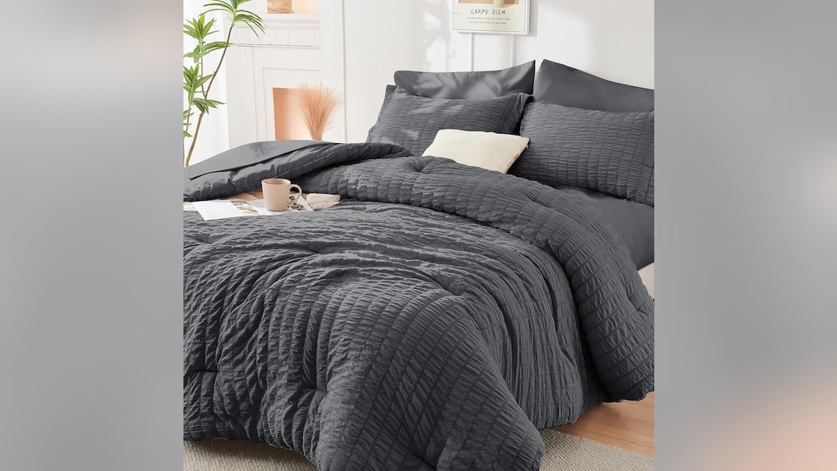 Trade in hot winter bedding for this soft, warm option.