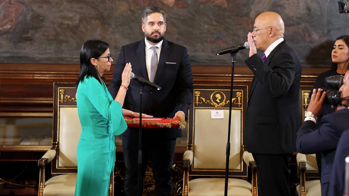 Delcy Rodriguez swearing-in