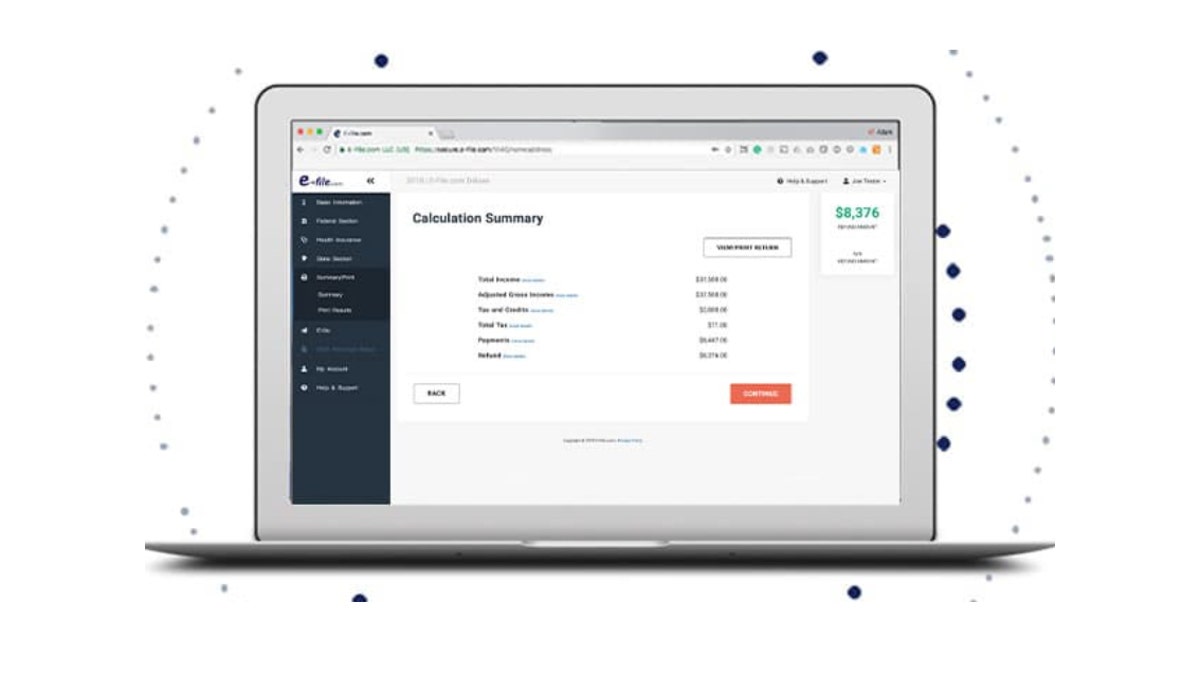 E-file.com has affordable packages with a direct line to help.