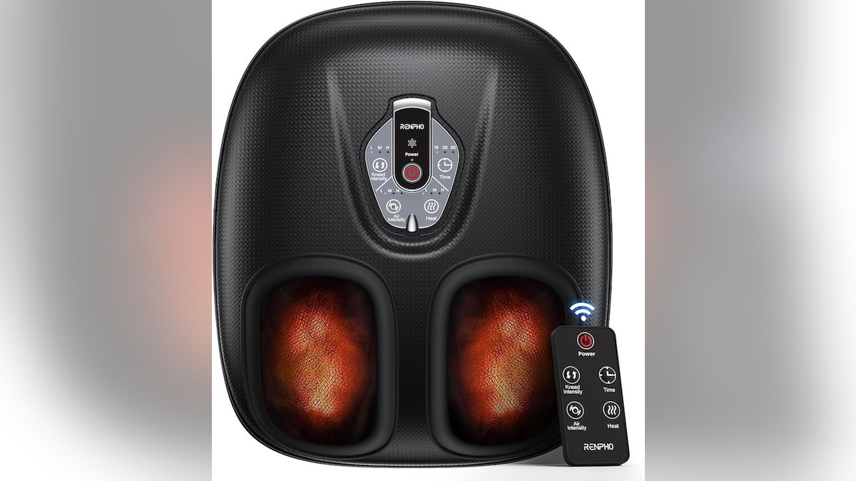 Turn your living room into a self-care sanctuary with this Renpho foot massager.