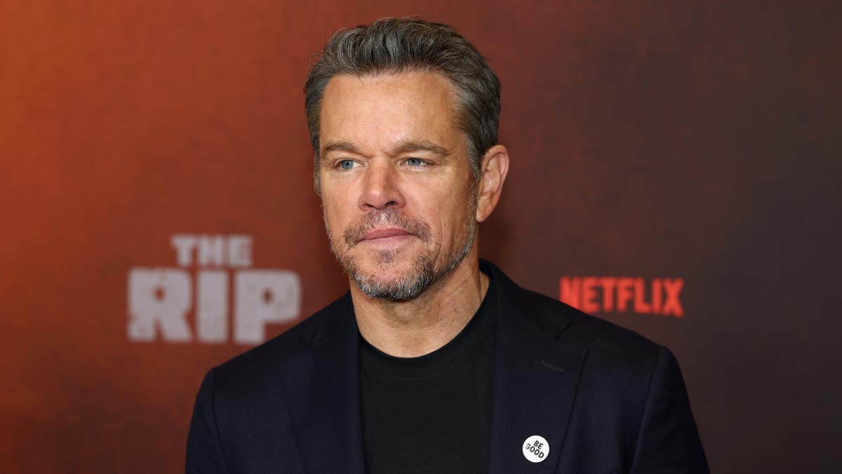 Matt Damon na estreia de The Rip New York da Netflix no Alice Tully Hall