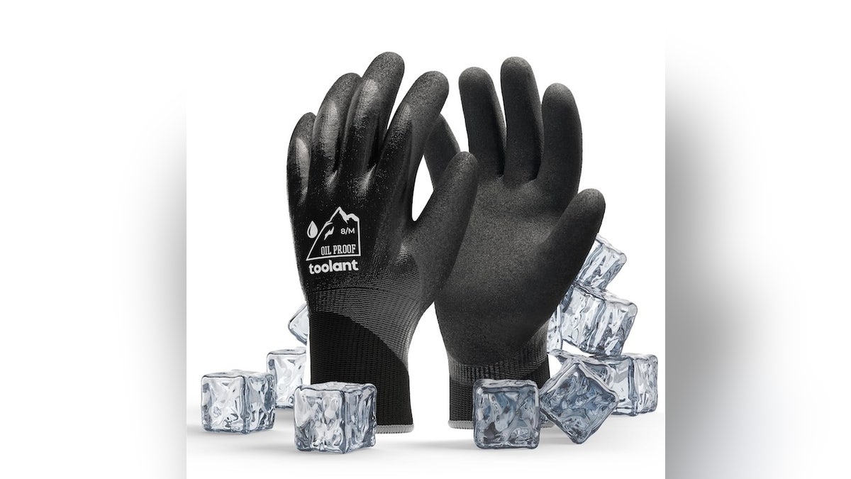 Use these waterproof gloves to protect your hands from cold weather.