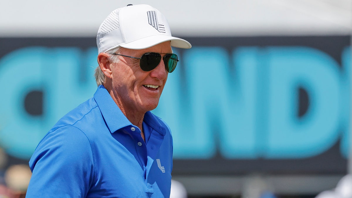 Greg Norman at a 2024 LIV Golf event