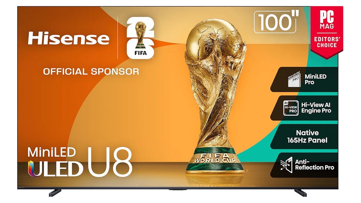 This massive TV is ultra clear and crisp.