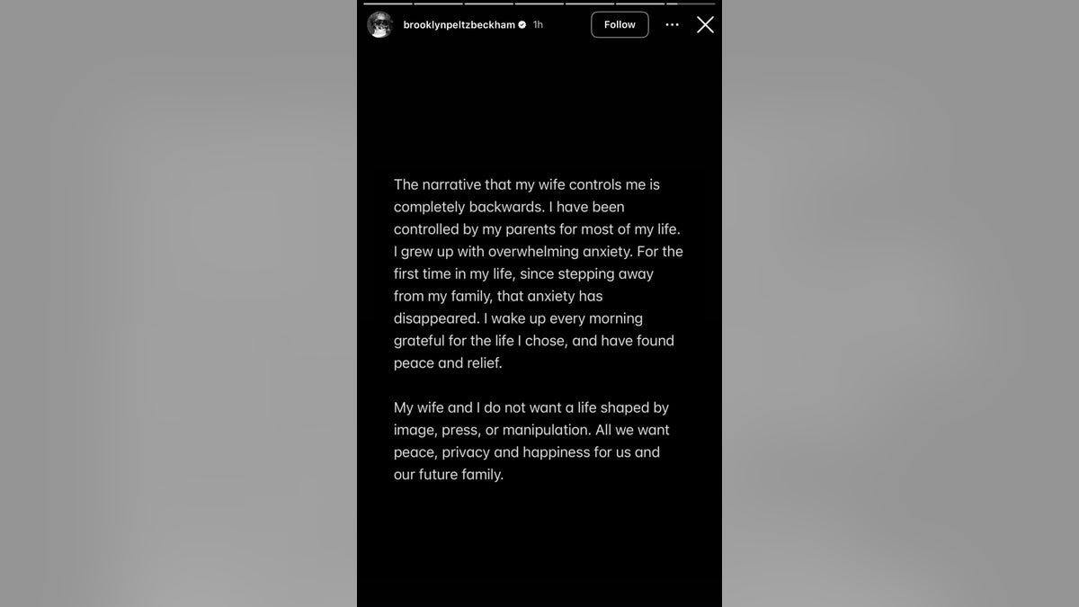 Brooklyn Beckham's final slide