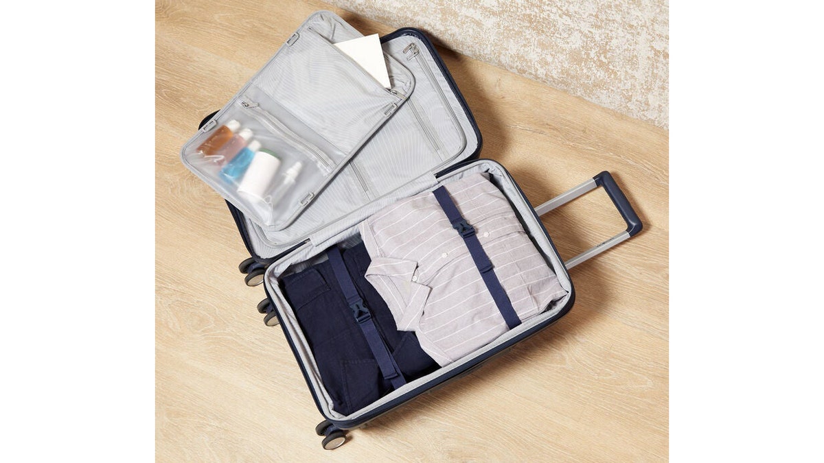 Stuff this suitcase to the brim and keep it well organized. 