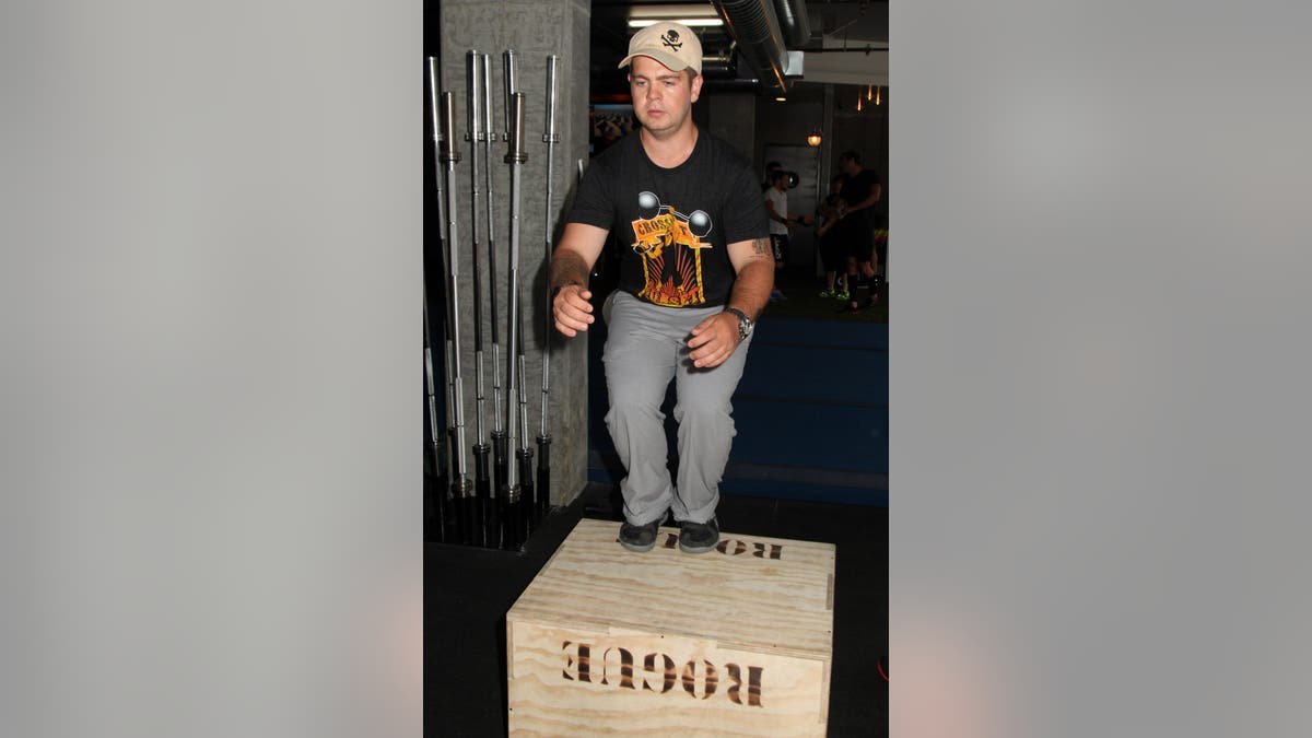 Jack Osbourne doing crossfit