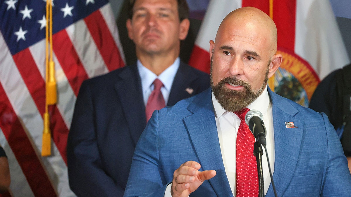 Florida Lt. Gov. Jay Collins and Gov. Ron DeSantis