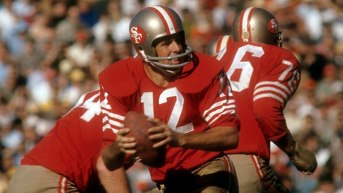 John Brody durante un juego de los 49ers