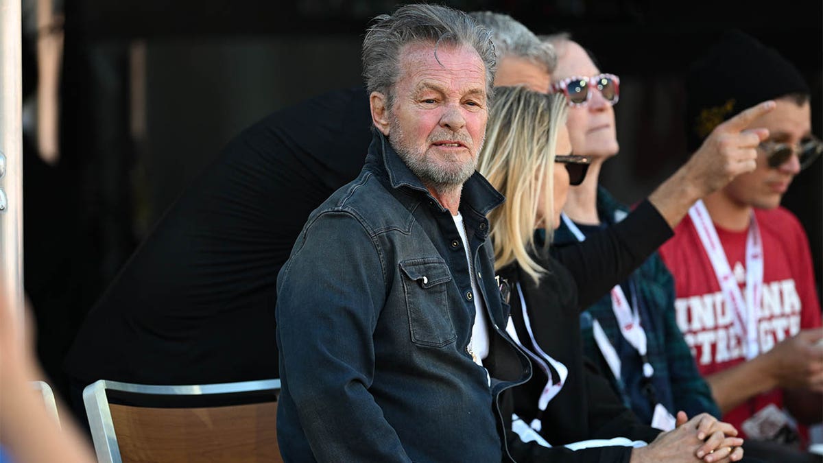 John Mellencamp watching Hoosiers game 
