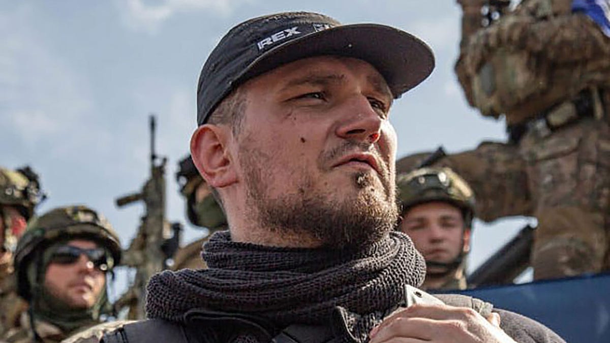 Denis Kapustin, also known by his pseudonym ‘White Rex,’ leader of the right-wing Russian Volunteer Corps