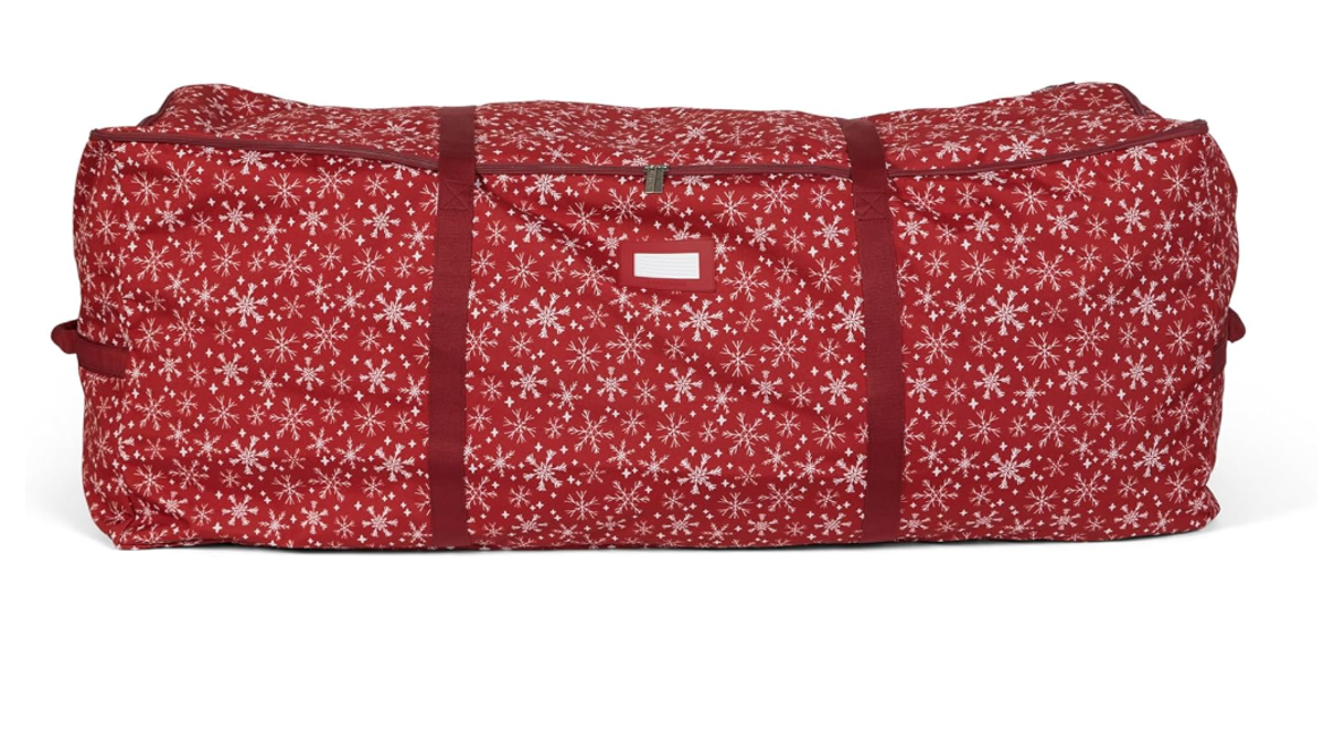 This bag compresses bulky branches for easier storage.