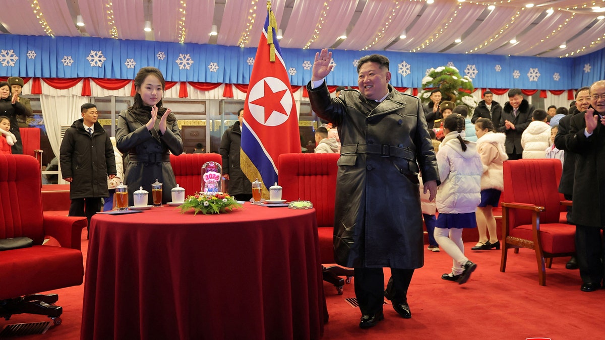 Kim Jong Un and daughter Ju Ae