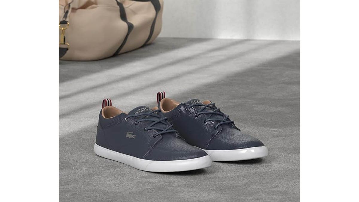 This leather shoe has an Ortholite insole to keep your feet happy.