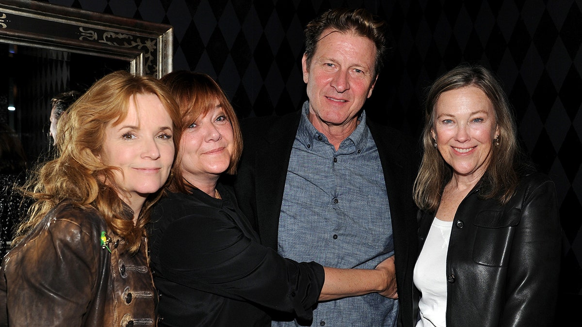Lea Thompson, Kimberly Buffington, Brent Cullen and Catherine O'Hara at the "Skateland" after party in May 2011.