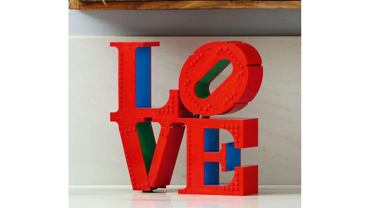 This Lego build was made for displaying.