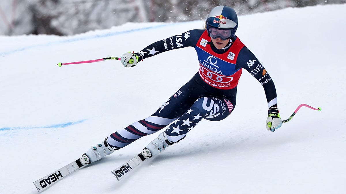 Lindsey Vonn in action