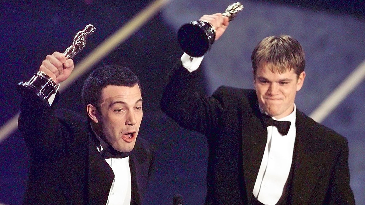 Ben Affleck and Matt Damon at the 1998 Academy Awards.